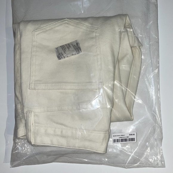 Oak and Fort JEAN 3492 Cream, High Waist, Slim Leg - Picture 8 of 8